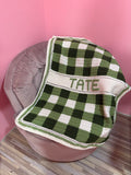 Custom Gingham Crochet Baby Blanket