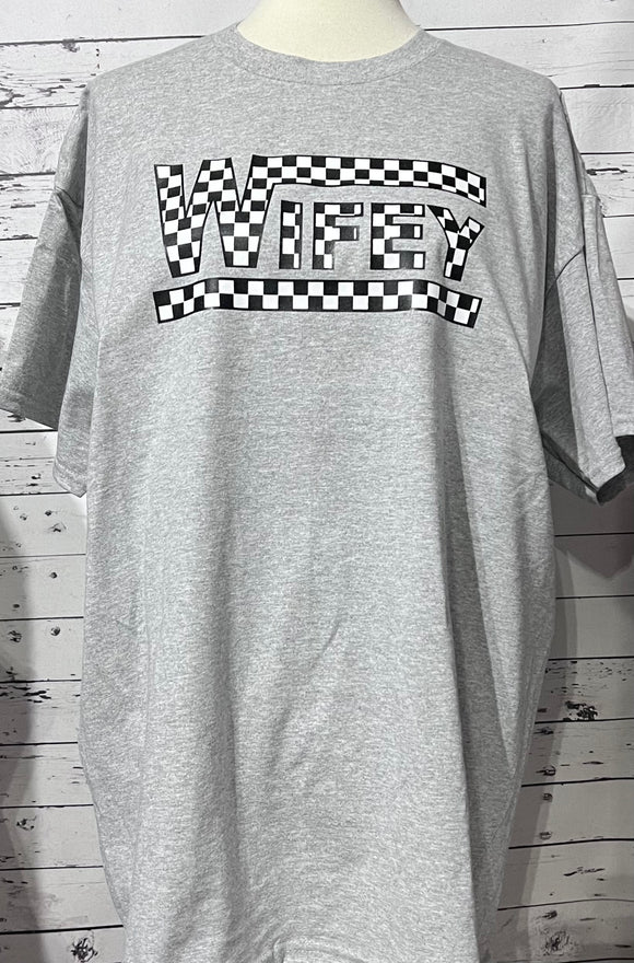 Wifey Checkered Shirt/Sweatshirt