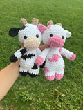 Cow Plush Crochet Stuffed Animal