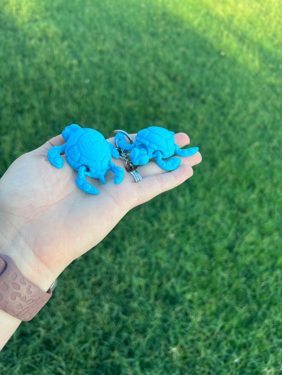 3D Print Turtle Fidget Keychain