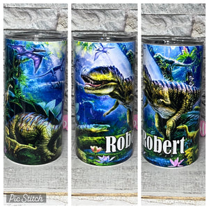 Dinosaur 12oz Kids Tumbler