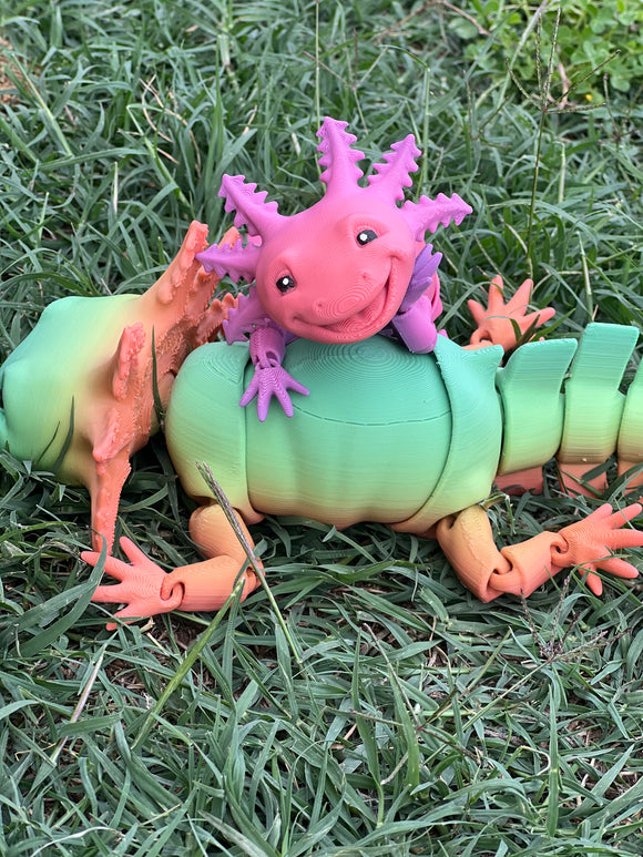 3D Print Big Smile Axolotl Fidget