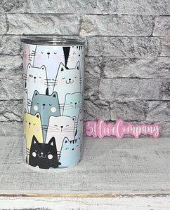 Cats 12oz Kids Tumbler