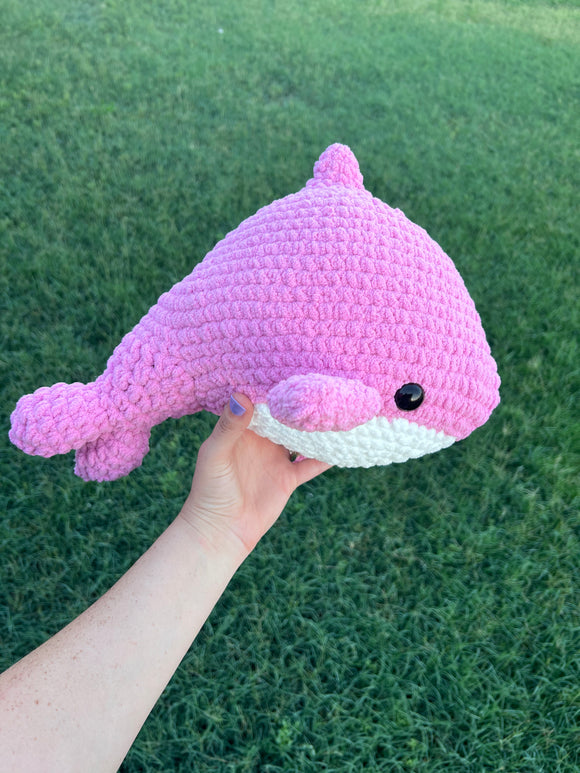 Dolphin Plush Crochet Stuffed Animal