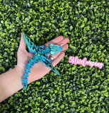 3D Print Winged Rose Dragon Tadling Keychain