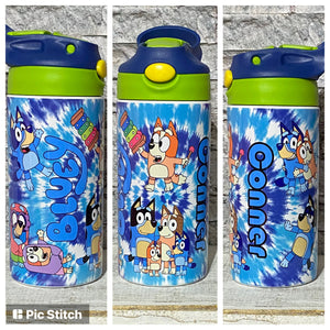 Bluey push button tumbler