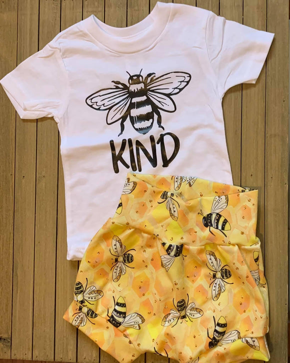 Bee Kind Bummies/Pants Set