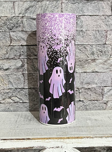 Purple Ghost Tumbler