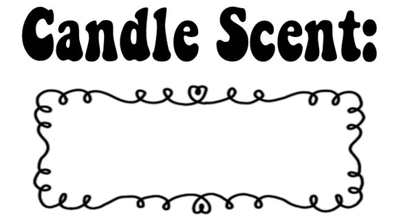 Candle Scent Sticker