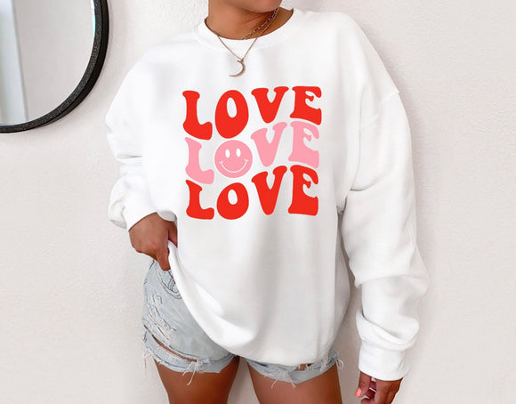 Love Retro Sweatshirt