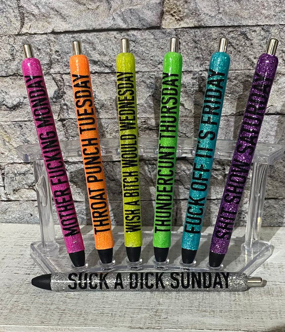 Days of the Week Pens – 5HiveCompany