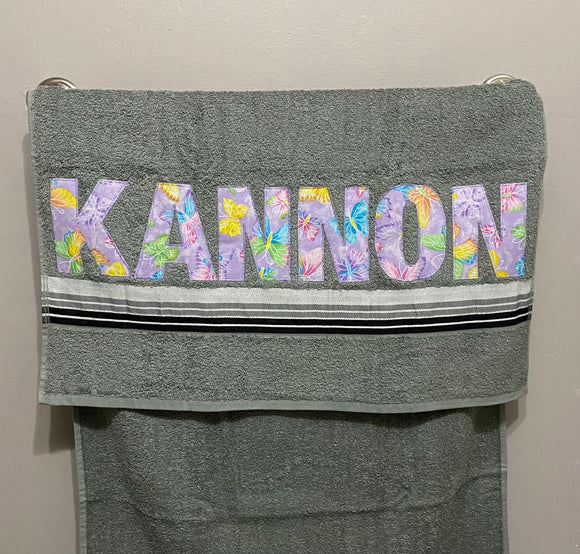 Butterfly Name Towel