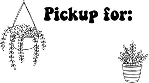 Pickup Plants Sticker