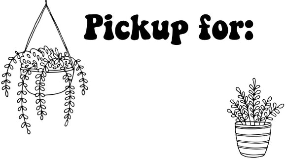 Pickup Plants Sticker