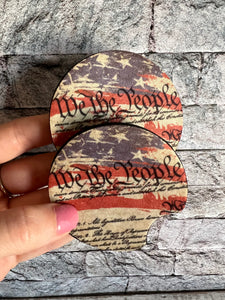 We the People Car Coasters