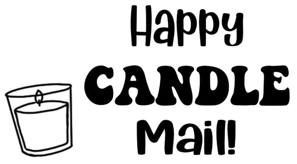 Happy Candle Mail Sticker