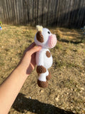 Cow crochet stuffed animal