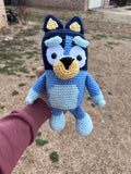 Blue Heeler Dog Crochet Stuffy