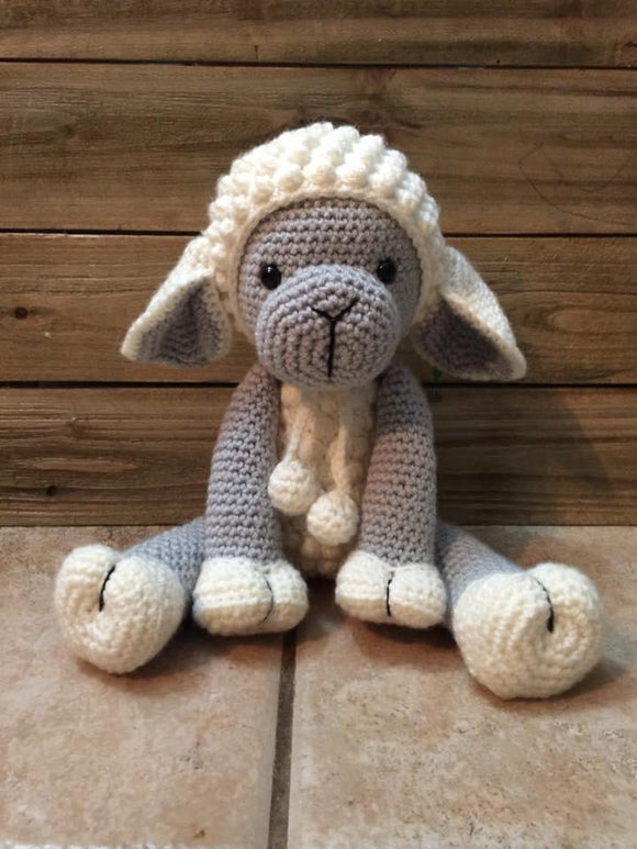 Sheep crochet stuffed animal
