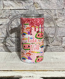 Pink Glitter Cocomelon sippy