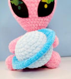 Large Cosmo Alien Crochet Stuffy