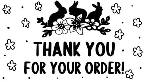 Thank You Bunnies Sticker