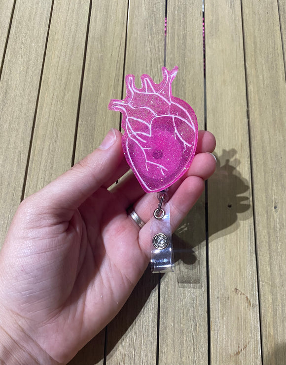 Anatomical Heart Custom Badge Reel