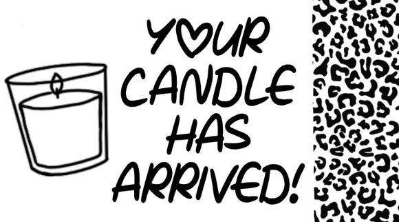 Candle Has Arrived Sticker