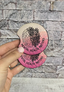 Mental Health Matters Car Coasters