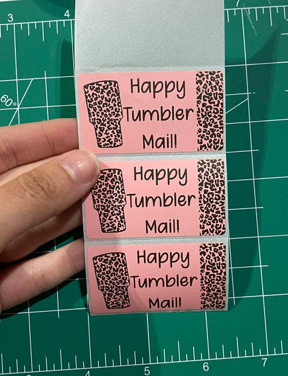 Happy Tumbler Mail Sticker