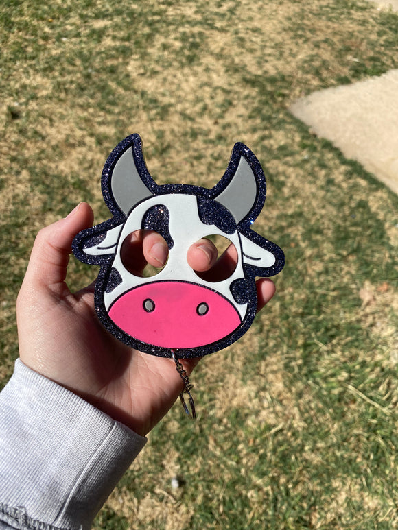 Cow Self Defense Keychain