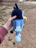 Blue Heeler Dog Crochet Stuffy