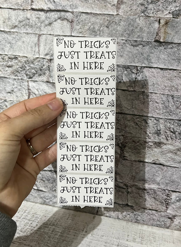 No Tricks Just Treats Sticker