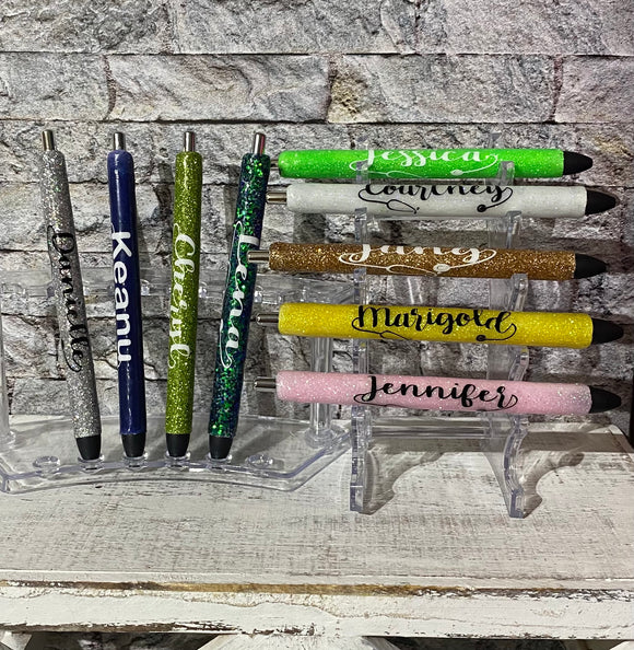 Customized glitter Pens