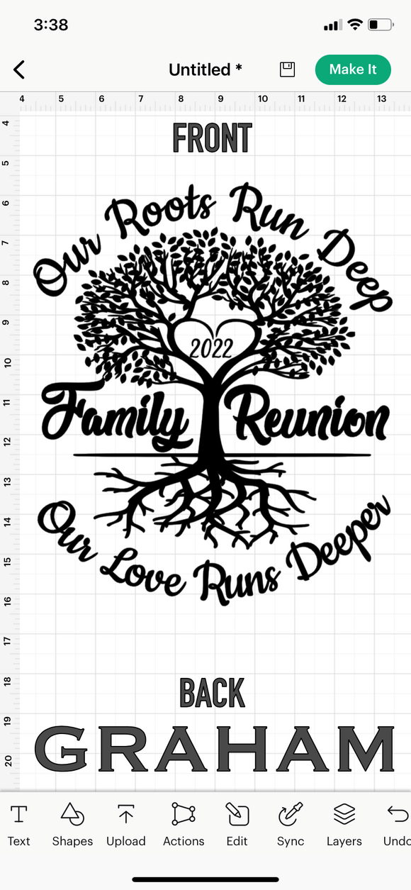 Graham Family Reunion Shirts