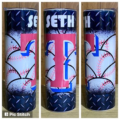 Texas Rangers Tumbler