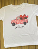 Pink Valentines Truck shirt