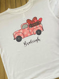 Pink Valentines Truck shirt